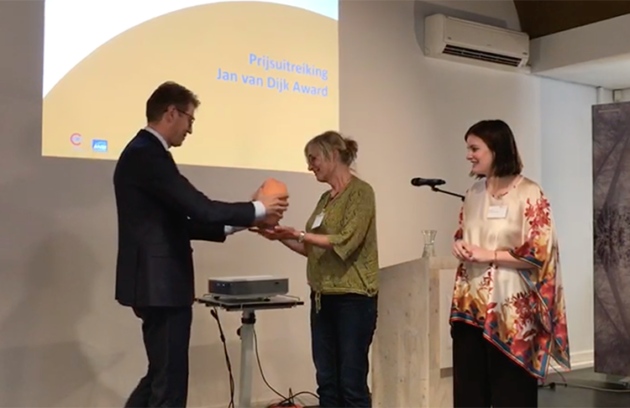 Award prijs Liesbeth Mevissen